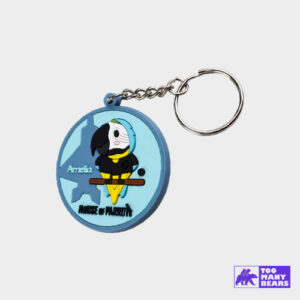 Llaveros personalizados goma