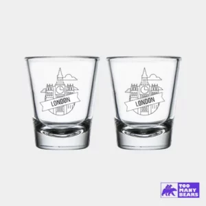 vasos de cristal personalizados con grabado laser