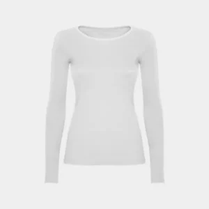 Camiseta manga larga Dearborn (mujer) (blanco)