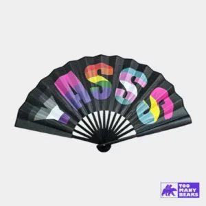 Abanicos corporativos personalizados con impresión de logotipo para empresas