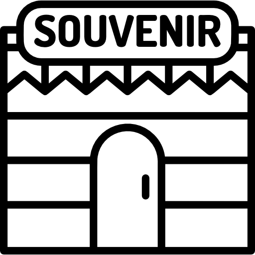 Icono souvenirs turísticos