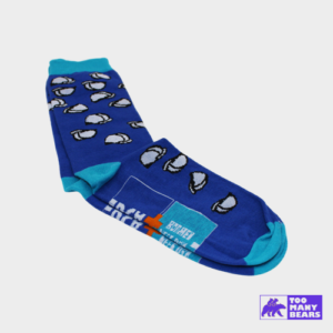 Calcetines jacquard personalizados con logotipo integrado en el tejido