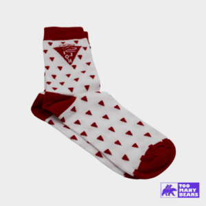 Calcetines promocionales personalizados utilizados en eventos corporativos