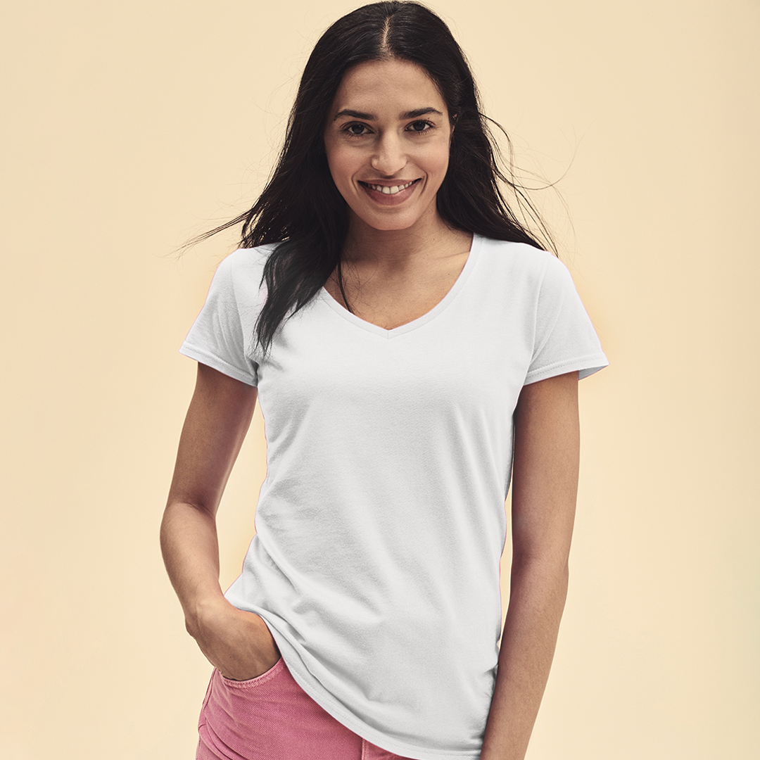 Camiseta Mujer Blanca Burlingame