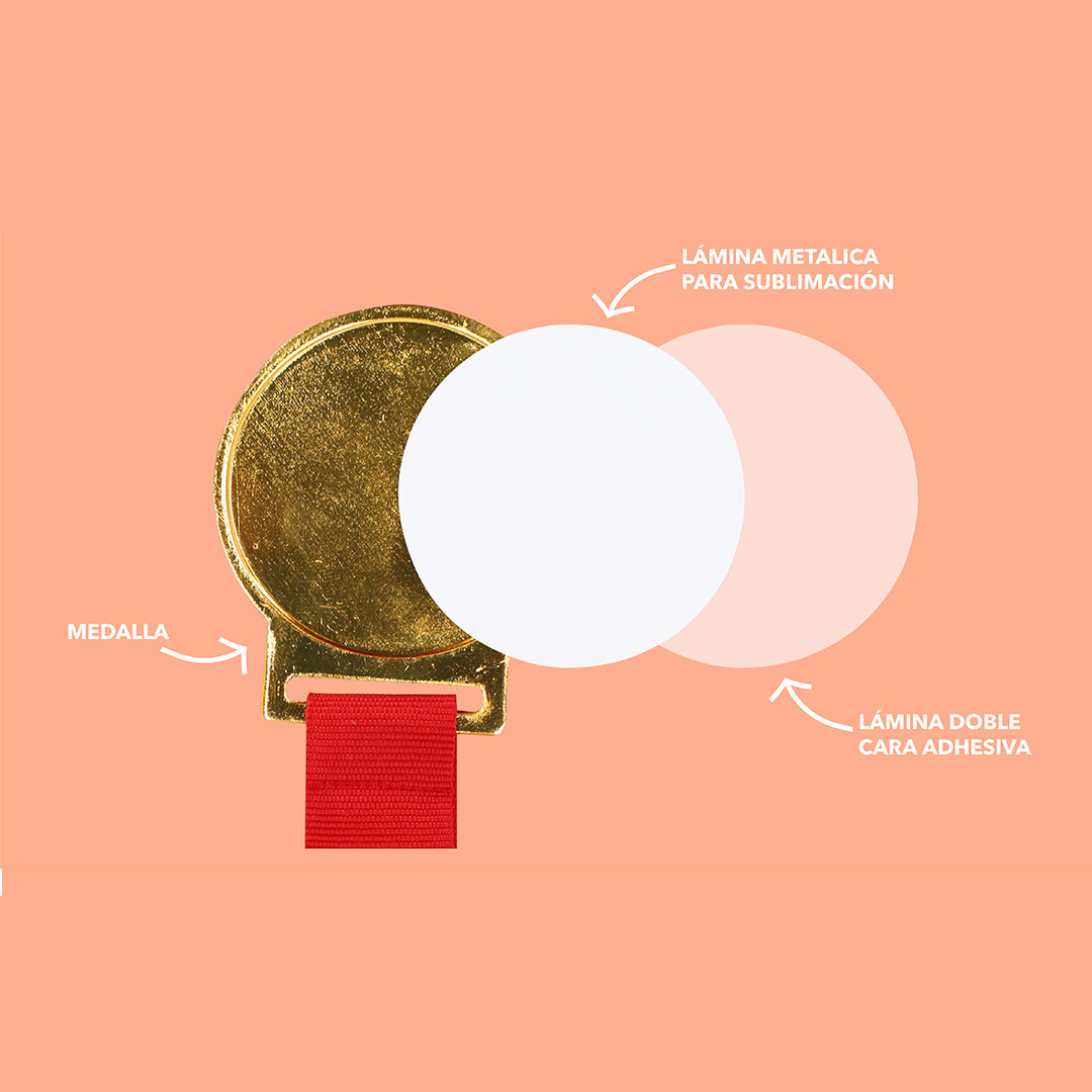 Medalla Sublimación Los Gatos - Imagen 4